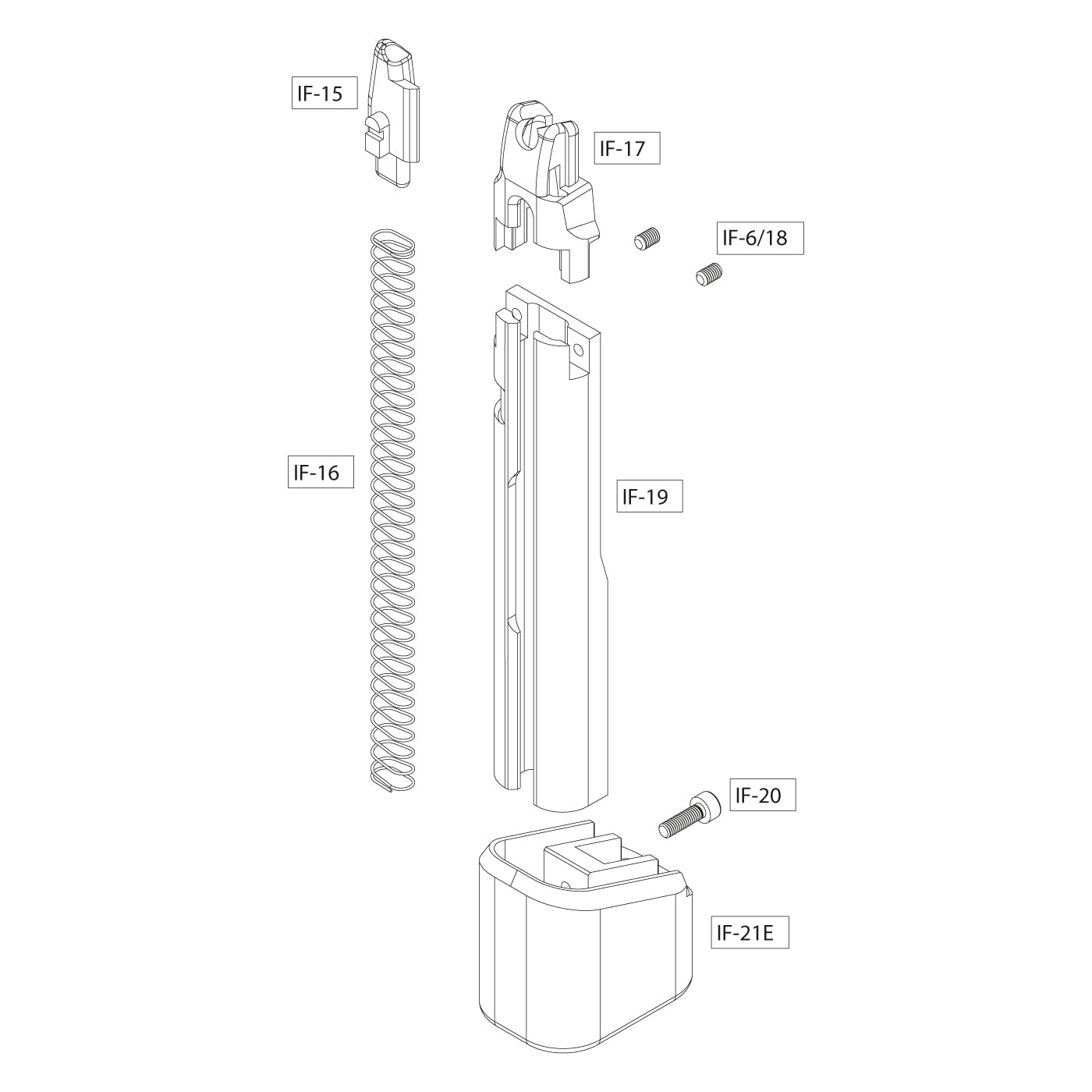 Chargeur 32 Infinite- pièces détachées