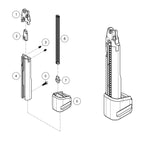 [FICHIER NUMÉRIQUE] Lèvre de Chargeur split G17 - Corps aluminium Lightweight 32 billes