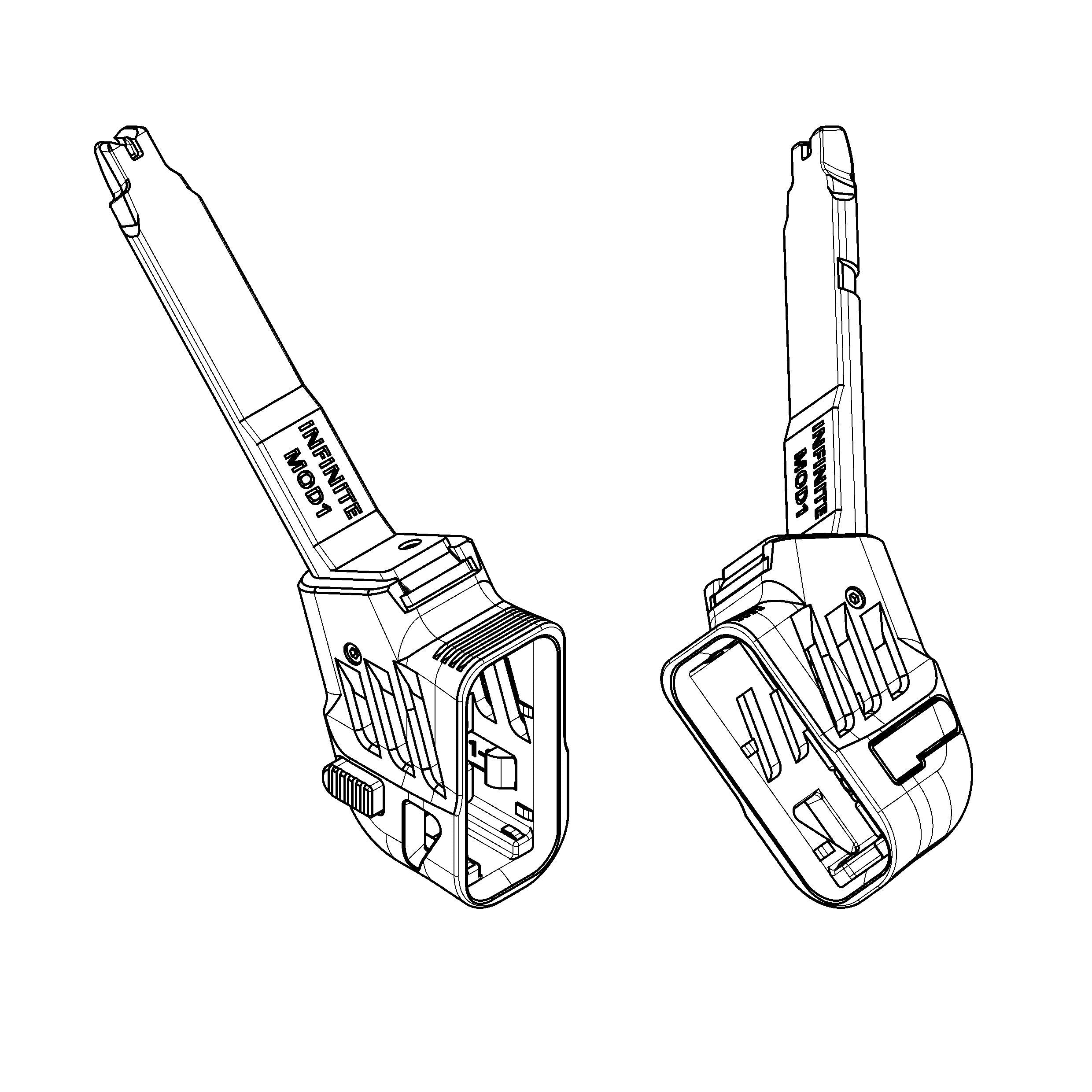 [DIGITAL DOWNLOAD] Infinite Split M4 Adapter Angled Version - COMPLETE PACK